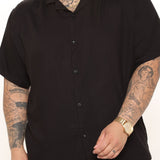Camisa Top De Manga Corta Dawson - Negro