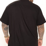 Camisa Top De Manga Corta Dawson - Negro