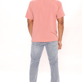 Camisa Top De Manga Corta Dawson - Color De Malva