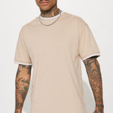 Camisa De Manga Corta Pharaoh - Gris Pardo