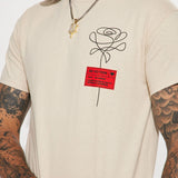 Camisa De Manga Corta Loyalty Love And Care - Gris Pardo