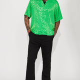 Abotonado Feel The Gleam Short Sleeve - Verde