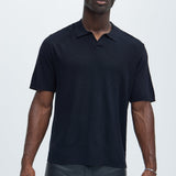 Camisa Polo Cut Ties - Negro