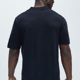Camisa Polo Cut Ties - Negro