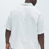 Camisa Bahamas Linen Cuban - Blanco