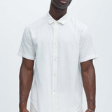 Camisa Abotonada Bahamas Linen Classic - Blanco