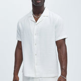 Camisa Bahamas Linen - Blanco