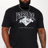Camisa De Manga Corta Embrace The Pressure - Negro