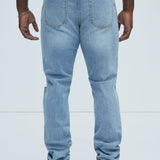 Pantalón De Mezclilla Ghost Skinny - Deslavado Ligero