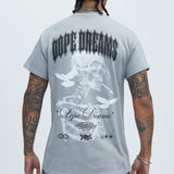 Camisa De Manga Corta Forever Dope - Gris
