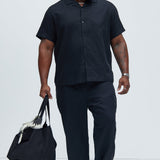 Camisa Bahamas Linen - Negro