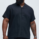 Camisa Bahamas Linen - Negro