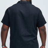 Camisa Bahamas Linen - Negro