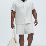 Camisa Bahamas Linen - Avena