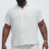 Camisa Bahamas Linen - Avena