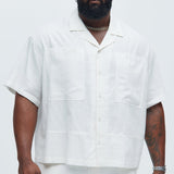 Camisa Bahamas Linen Cuban - Blanco