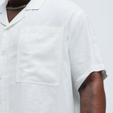 Camisa Bahamas Linen Cuban - Blanco