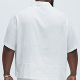 Camisa Bahamas Linen Cuban - Blanco