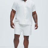 Camisa Bahamas Linen - Blanco