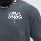 Camisa De Manga Corta Heart Of A King - Negro