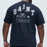 Camisa De Manga Corta Saints 1998 Oversized - Negro
