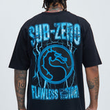 Camisa De Manga Corta Sub-Zero Flawless Victory - Negro