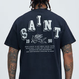 Camisa De Manga Corta Saints 1998 Oversized - Negro
