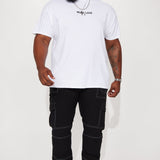 Pantalón On Your Mind Stacked Flare Nylon - Negro