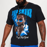 Camisa De Manga Corta Pop Smoke Invincible - Negro