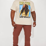 Camisa De Manga Corta One Love Bob Marley - Arena