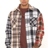 Franela Mixed Media Plaid - Multicolor