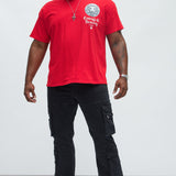Camisa De Manga Corta Courage & Bravery - Rojo