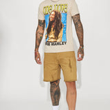 Camisa De Manga Corta One Love Bob Marley - Arena