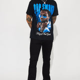 Camisa De Manga Corta Pop Smoke Invincible - Negro