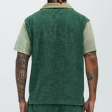 Camisa Polo Coast To Coast Short Sleeve - Verde Oscuro