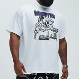 Camisa De Manga Corta Misfits My Darling Oversized - Blanco