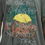 Camisa De Manga Corta No Regrets - Oliva