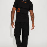 Camisa De Manga Corta No Sorrow - Negro