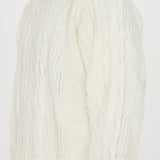 Suéter Drew Cable Knit - Blanco