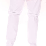 Pantalón De Mezclilla Mike Straight - Blanco