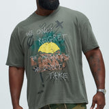 Camisa De Manga Corta No Regrets - Oliva