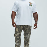 Camisa De Manga Corta Cookie Crumble - Blanco