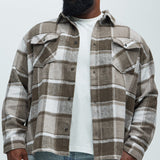 Shacket Wanted Plaid - Café