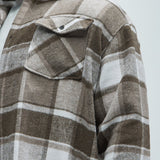 Shacket Wanted Plaid - Café