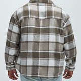 Shacket Wanted Plaid - Café
