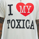Camisa De Manga Corta I LOVE MY TOXICA - Hueso
