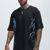 Camisa De Manga Corta Revenge Hockey - Negro