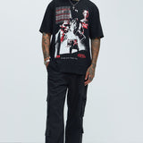 Camisa De Manga Corta American Psycho Patrick Bateman - Negro