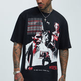 Camisa De Manga Corta American Psycho Patrick Bateman - Negro
