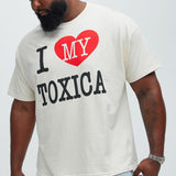 Camisa De Manga Corta I LOVE MY TOXICA - Hueso